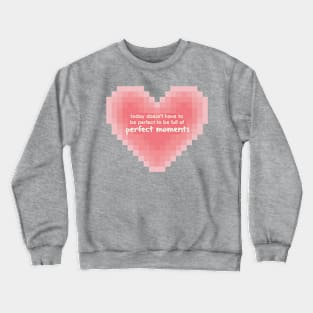 In the moment heart [red] Crewneck Sweatshirt